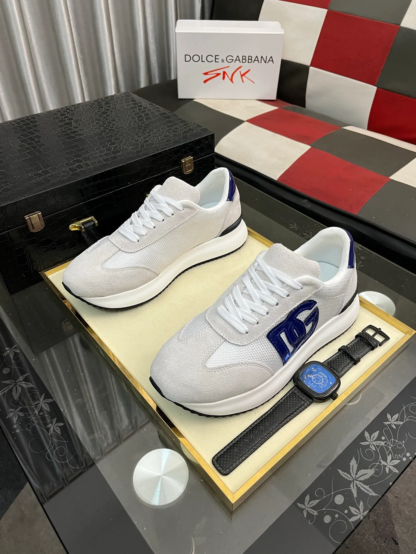 Men's shoes💰480⌚️⌚️【DG】Latest official website high-top casual, men's shoes original quality imported cowhide➕Yangli [Proud] In terms of materials and workmanship, it beats all versions on the market💕Highest quality shipments. Real photos, imported fabrics highlight the unique charm of the brand😘The shoelaces are also original custom-made👻Classic lace-up shoes, very comfortable on the feet, size 35-46